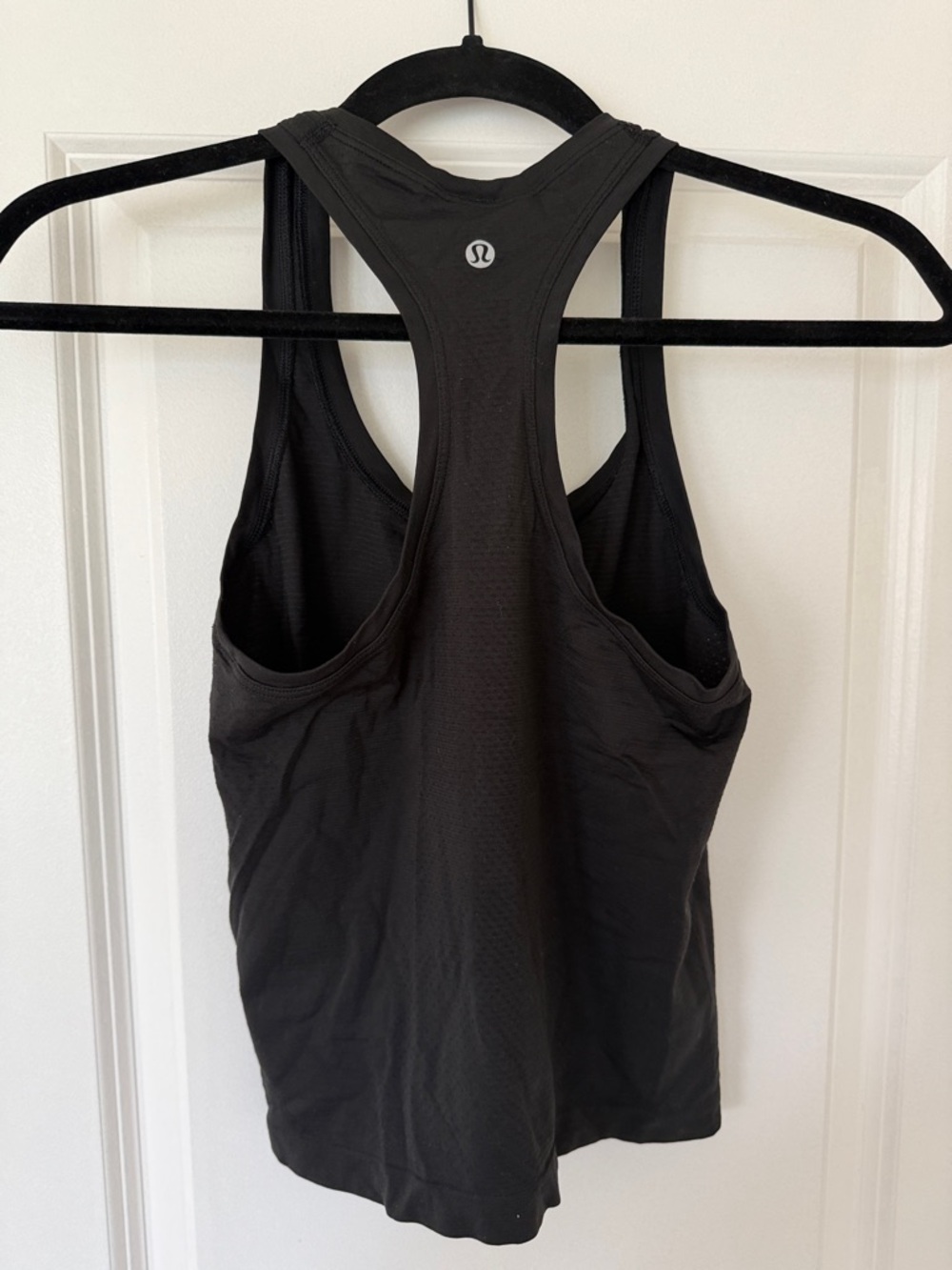 lululemon athletica swiftly tech racerback waist lengthtank top size 6
